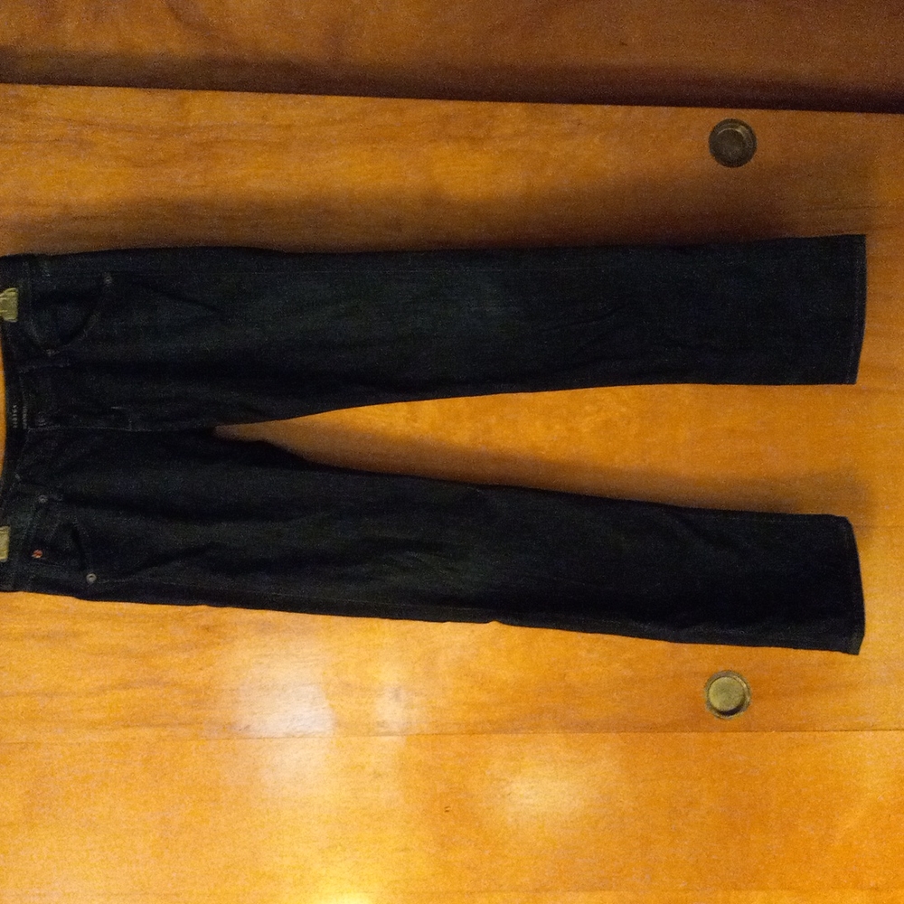 COPY - Hudson Dark Wash Straight Leg Jeans